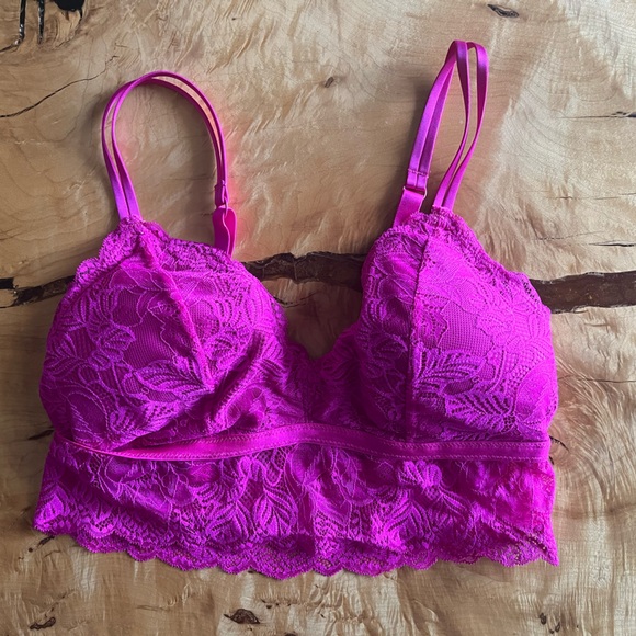 Other - Hot Pink Lacy Bralette